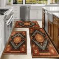 thumbnail image 6 of Kitchen Rugs Sets of 3 Non Slip Washable Kitchen Mats for Floor, Waterproof Kitchen Runner Rug, Floor Mat Carpet for Entryway, Laundry, Sink, Hallway, Bathroom, 6 of 12
