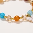 thumbnail image 5 of Nvzi Pulsera de mariposa de imitación de jade con forma de palomitas de maíz, pulsera de cristal de mariposa, pulsera de estilo chino para mujer, regalos, azul A, 5 of 5