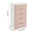 thumbnail image 2 of SSyao Chest of Storage 5 Drawers Dresser Tower Pink Cabinet for Bedroom Organizer Unit, 2 of 22