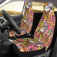 thumbnail image 2 of Sikiie Fruit-Flavored Ice-Cream Car Seat Protector 2 Pack Car Seat Cushion Mat, Car Seat Covers for SUV, Truck, Van, 2 of 7