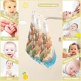 thumbnail image 3 of Dreamtimes 5 PCS Cute Squirrel Noodles Baby Muslin Washcloths, Autumn Animals Face Towel Burp Cloths Ultrasoft Absorbent Cotton Bath Wipes Towels for Newborn Boys Girls, 3 of 7
