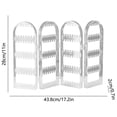 thumbnail image 3 of Dvkptbk Foldable Earring Organizer Screen Necklace Rack Dressing Tabletop Jewelry Display Storage Rack home decor, 3 of 6