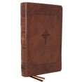 thumbnail image 1 of Pre-Owned NABRE, New American Bible, Revised Edition, Catholic Bible, Large Print Edition, Leathersoft, Brown, Comfort Print: Holy Bible Paperback, 1 of 1