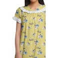 thumbnail image 2 of Moomaya WoMen's V-Neck Nursing Sleepwear Printed Cotton A-Line Nightdress, 2 of 5