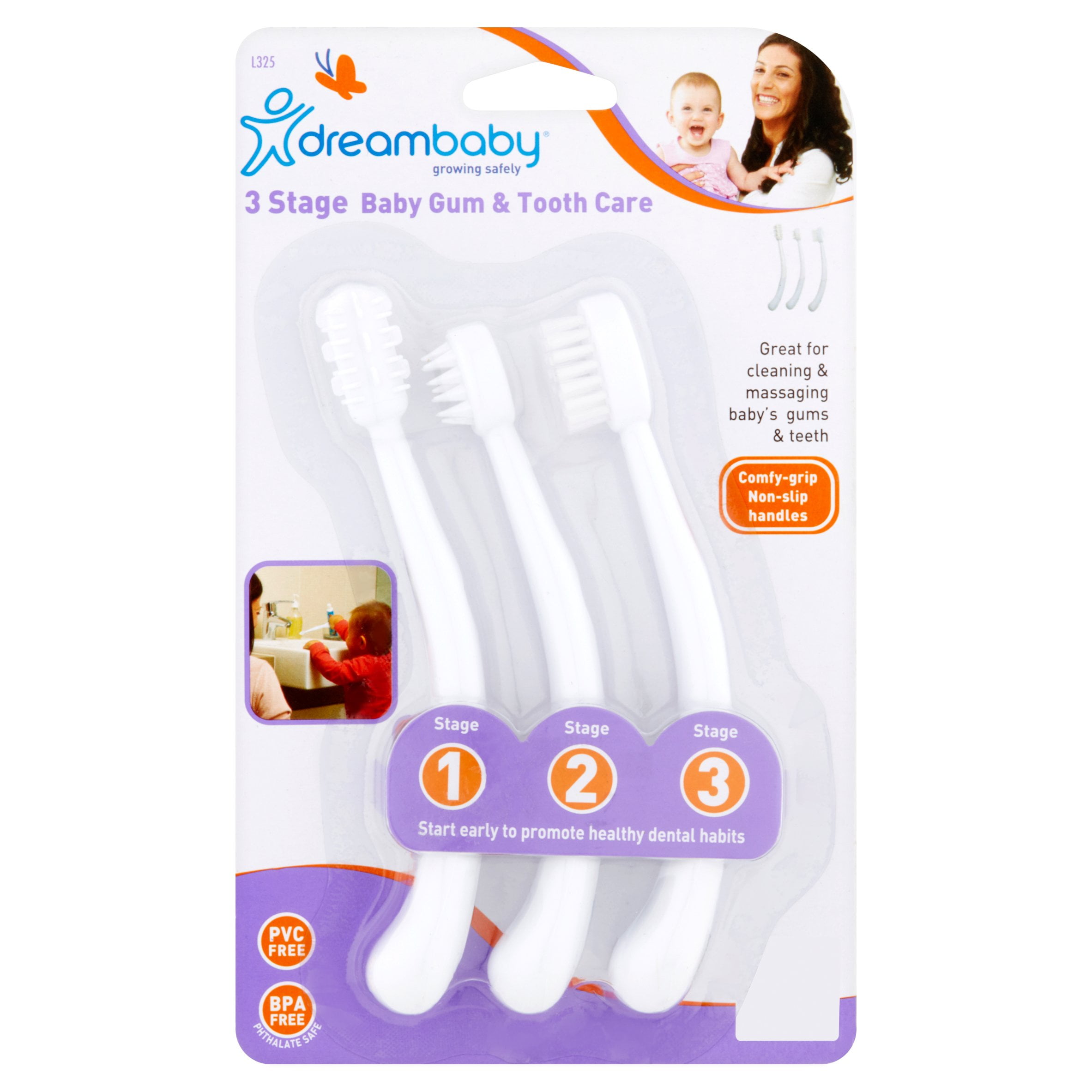 Dreambaby® 3 Stage Baby Gum & Tooth Care