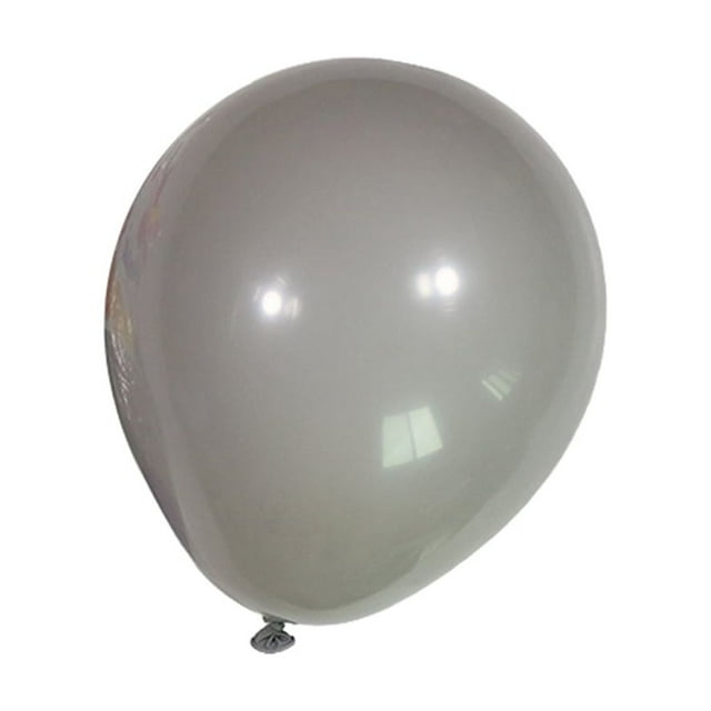 Injueey 1 Set Party Balloons Round Party Creative Birthday Adornments Wedding Supply Decorations for Household Hotel Opening Celebration Kits de decoración para fiestas Gris