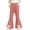 Pants # Pink, variant on Girls Flare Pants Bell Bottom Trousers with Cute Bowknot Detail Elastic Waist Ribbed Texture Vintage Boho Chic Outfits School Dance Playwear Leggings Size 1-10 Years