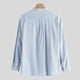 thumbnail image 3 of Camisas Para Hombre Slim Fit Camisas para camisa activa Men (Blue, 4XL), 3 of 7