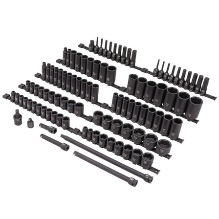 Sunex 26102 102 Piece 1/2" Dr Master Impact Socket Set