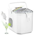 thumbnail image 5 of LHRIVER Portable Compact Ice Maker, Portable Ice Machine with Handle, 26 lbs/day Capacity Portable, Ice Machine with Ice Scoop and Basket, White, 5 of 8