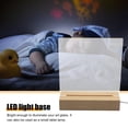 thumbnail image 1 of Pantalla de madera LED Base-Rectangle Crystal USB Soporte iluminado para arte de resina, 1 of 5