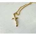 thumbnail image 5 of 18K Rope Gold Filled Cross Crucifix Pendant Necklace for Men Women Wife Husband Religious Fashion Jewelry, 5 of 5