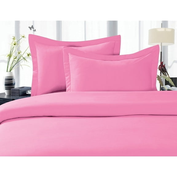 Elegant Comfort 1800 Series Microfiber Bed Sheets 6-Piece Set, Deep Pocket, California King Light Pink