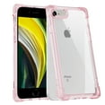thumbnail image 6 of Shockproof Clear Designed for iPhone 7 Plus /  8 Plus, [Camera & Screen Raised Edge Protection] [Air Guard Four Corner Bumper 15FT Drop Protection] [Not Yellowing] Soft Slim Silicone Case, Pink, 6 of 9