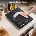 thumbnail image 5 of ANHANE Single Burner Induction Infrared Cooktop Countertop 120V 1800W TOUCH US, 5 of 12