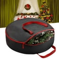 thumbnail image 5 of LHWEN Christmas Tree Storage Organizer Bag with Handle Holiday Decoration Storage for Ornaments and Trees 210D Material Double Zipper Design for Easy Access Your Artificial Tree Multiple, 5 of 7