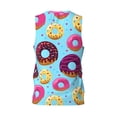 thumbnail image 2 of Rocae Donuts for Men's Basketball Jersey Lightweight and Breathable Athletic Tank Top,Quick-Drying Sports Jersey 3X-Large, 2 of 9