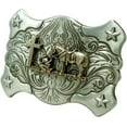thumbnail image 2 of Moranse Religion Cross Cowboy Kneeling Prayer And Horse Design Belt Buckles, 2 of 5