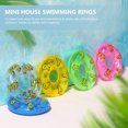 thumbnail image 2 of 10pcs mini anillos de natación accesorios mini casa anillo de natación accesorios mini diseño de casa adornos, 2 of 5