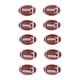 thumbnail image 1 of 10x de rugby Arte Suministros de bricolaje artesanales Espaciador suelto con orificio para joyas Colgante, 1 of 9