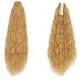 thumbnail image 2 of Peluca de coleta | Extensión de trenza postiza | Peluquín sintético Water Ripple con permanente de maíz, resistente al calor, cómodo, de pinchar, fácil de usar, negro, 2 of 3