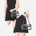 thumbnail image 2 of Bolsa transparente Joryin mujer hombro estadio cadena Negro, 2 of 5