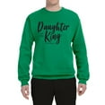 thumbnail image 2 of Wild Bobby Daughter Of The King 2 Corinthians 6:18 Inspirational/Christian Unisex Crewneck Graphic Sweatshirt, Kelly, Large, 2 of 5