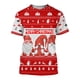 thumbnail image 3 of Camiseta con estampado de dibujos animados de Papá Noel para hombre, Tops sueltos de manga corta con cuello redondo, ropa informal de moda para niños, Navidad y Año Nuevo, 3 of 4