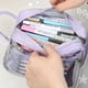 thumbnail image 3 of 1pc Bolsa De Lápices De Tela De Nylon, Estuche De Lápices De Gran Capacidad De Doble Capa, Bolsa De Almacenamiento De Papelería Para Estudiantes De Secundaria, Estuche De Bolígrafos Portátil, Suminist, 3 of 4