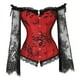 thumbnail image 1 of Corsés de mujer para mujer Corsé de princesa Encaje Mangas fruncidas Elegante Overbust Corset Fridja nalpqowj6150, 1 of 6