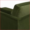 thumbnail image 3 of Chaise Lounge Chair, 65'' Modern Farmhouse | Olive Green Performance Velvet, 3 of 7