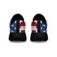 thumbnail image 4 of Texas Bluebonnet American flag Shoes Sneakers Black Size 8.5, 4 of 7