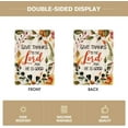thumbnail image 6 of SM-XLHN Give Thanks to The Lord For He Is Good House Flag 28 x 40 Inch Double Sided, Fall Thanksgiving Harvest Holiday Yard Outdoor Decorative Flag, 6 of 6