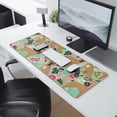 thumbnail image 2 of Long Mouse Pads for Desk,Boxer Dog and Flower Florals Desk Mats on Top Of Desks, Desk Mouse Pad Extra Large with 3mm Non-Slip Base and Stitched Edge for Gaming,Office,Work,Home 31.5"x11.8", 2 of 6