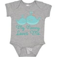 thumbnail image 3 of Inktastic Nanny Loves Me Grandchild Whale Boys or Girls Baby Bodysuit, 3 of 5