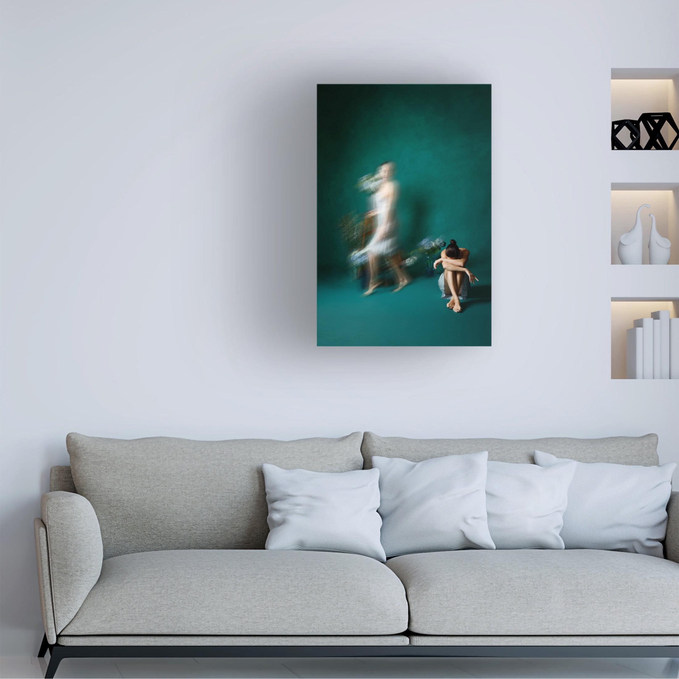 Trademark Fine Art Amalya Shandelman Coming, Going, And Just Sitting Pretty Canvas Wall Art