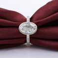 thumbnail image 3 of solitaire jewels 2.5CT Bezel Set Oval Moissanite Engagement Ring For Women, 18K White Gold, 3 of 8