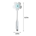thumbnail image 3 of TIMIFIS Small Humidifier New USB Mini 5 Leaf Flower Car Humidifier Home Folding Bending Negative Atomizer Water Replenisher Meter Other Exterior Accessories, 3 of 8