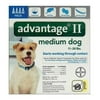 Bayer Advantage II Liquid Dog Flea Drops Imidacloprid/Pyriproxyfen 0.14 oz.