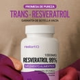 thumbnail image 4 of RESTART Trans Resveratrol 99% 1000mg con Polifenoles – Puro, Inulina, Alta Pureza – 60 Cápsulas, 4 of 5