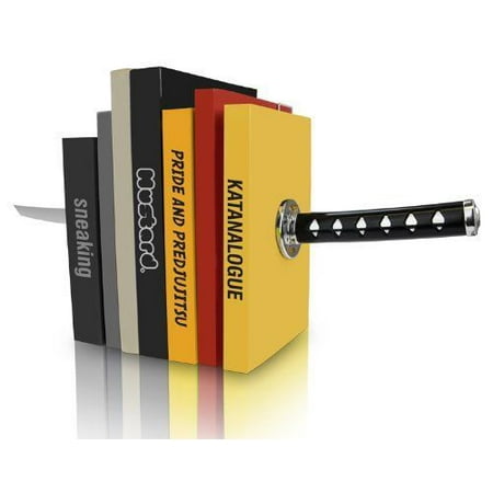 Ninja Sword Katana Magnetic Bookends Creative Japanese Style (Best Quality Japanese Katana)