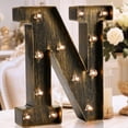 thumbnail image 1 of Carpa LED decorativa con letra N OYCBUZO, vintage industrial, 23 cm, 1 of 6