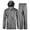 Graphite, variant on SPEEDRUN Men's Rain Gear Waterproof Rain Suits Hooded Rain Coats and Pants Graphite M