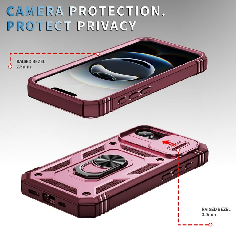Dteck iPhone 16e/17e Case with Slide Camera Cover photo 4