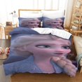 thumbnail image 3 of Duvet Cover Set Frozen D Elsa Pattern Printe Bedding Duvet Cover Set For Kids Children Boys, Soft Microfiber With Closure, 3 of 5