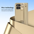 thumbnail image 2 of for Google Pixel Fold 2 / Pixel 9 Pro Fold Case with Pen Holder and Stylus, Magnetic Hinge Protection Case with Screen Protector Lens Protection Built-in Stand Case Cover, Gold, 2 of 7