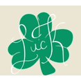 thumbnail image 2 of Luck Four-Leaf Clover Adult Short Sleeve Tee for St. Patrick's Day-Small-Off-White, 2 of 3