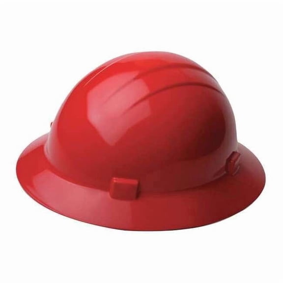 Hard Hat, Americana, Polyethylene, 4 Point Pinlock, Type 1, Class E, Red