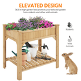 thumbnail image 7 of Renwick 8-Pocket Garden Planter Bed , 36″ L × 24.5″ W × 36.5″ H,Light Brown, 7 of 7