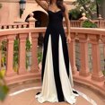 thumbnail image 3 of Vestido maxi sexy con tirantes y sin mangas para mujer, vestido largo ajustado, moda 2024, vestido de fiesta con falda, 3 of 4